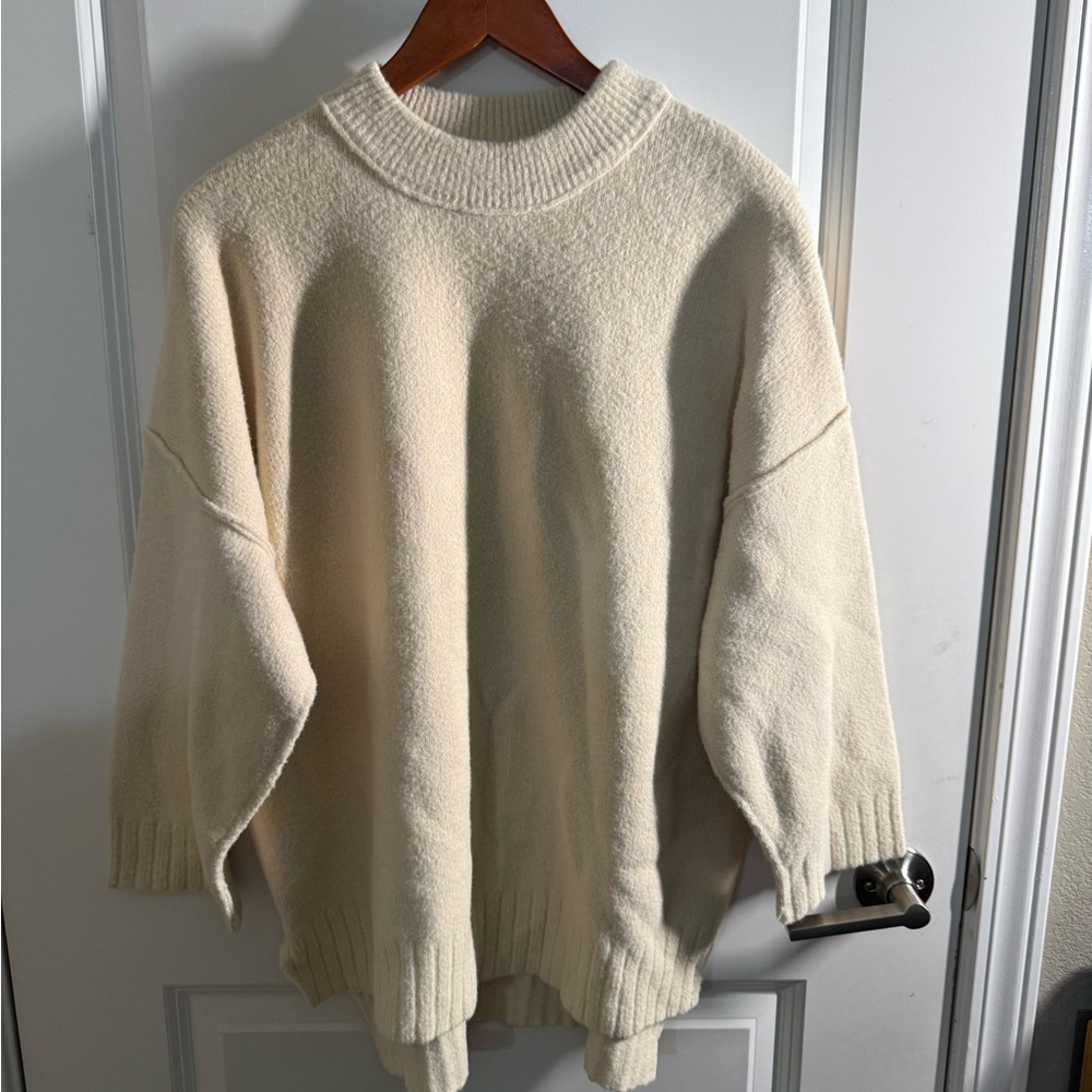 Free People Ivory Sweater, New w/tags